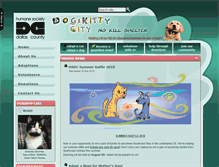 Tablet Screenshot of dognkittycity.org